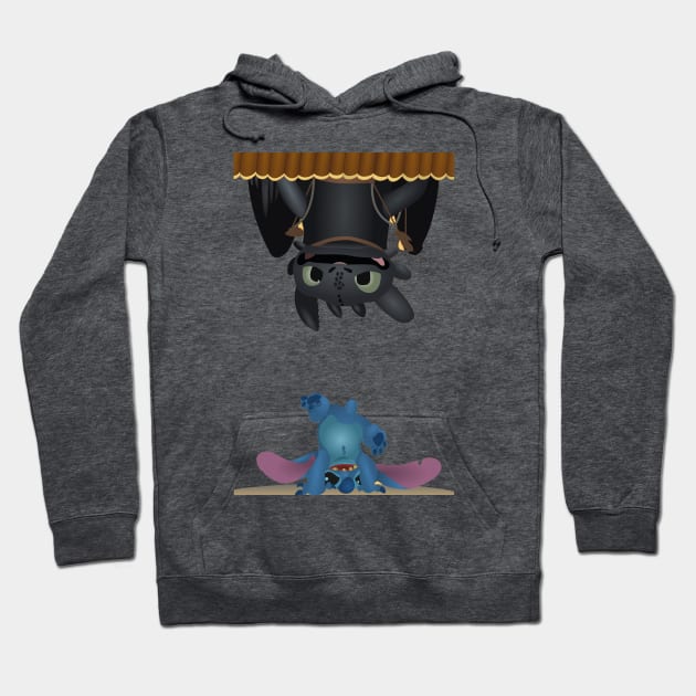 Stitch and toothless hoodie shop